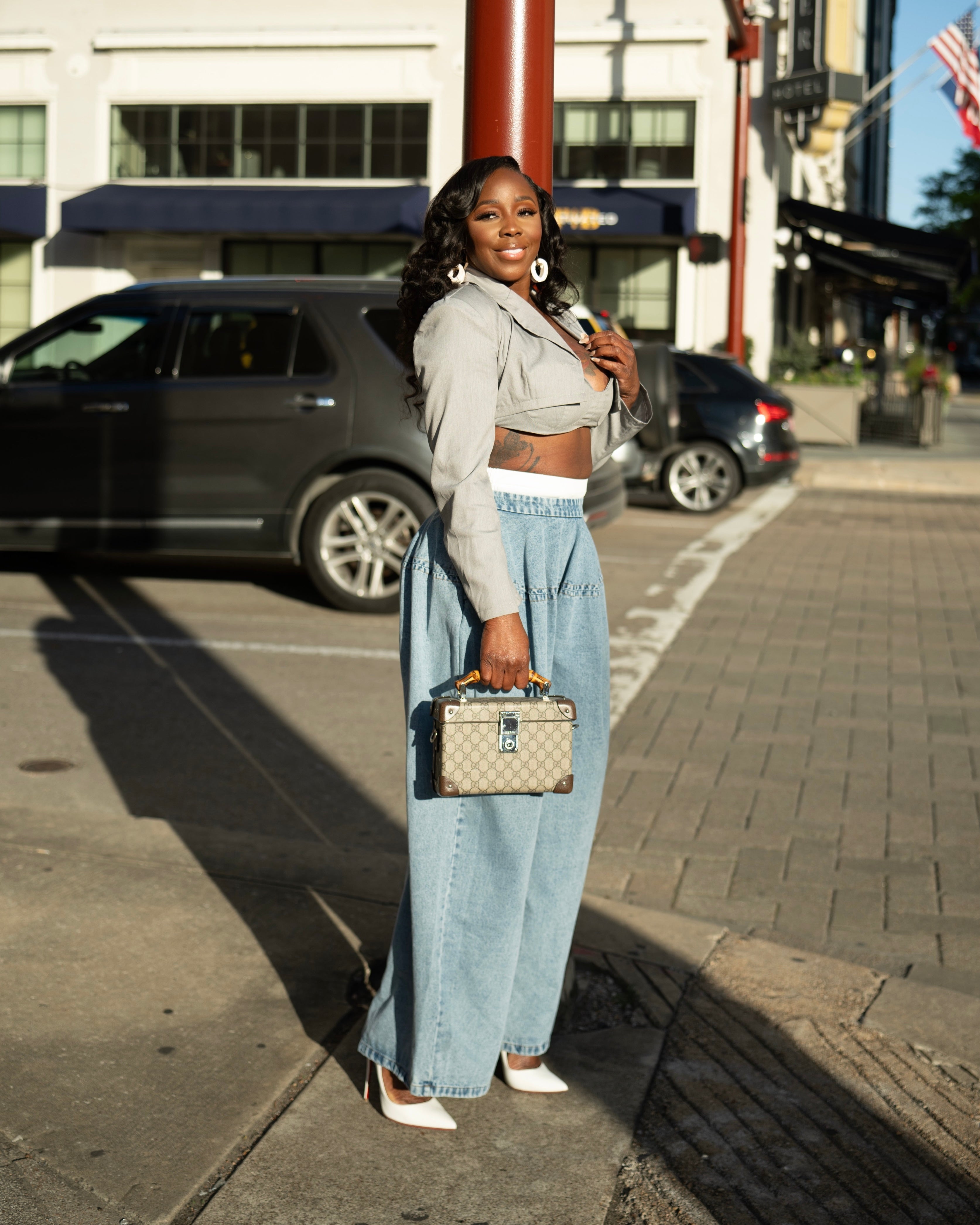 Double Waist Baggy Denim Pants – Oversized Fit | Soignée – SOIGNEE