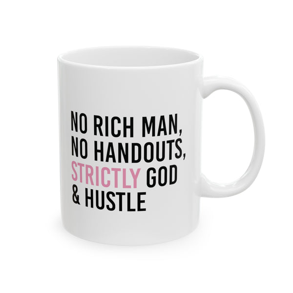 NO RICH MAN Ceramic Mug, (11oz, 15oz)