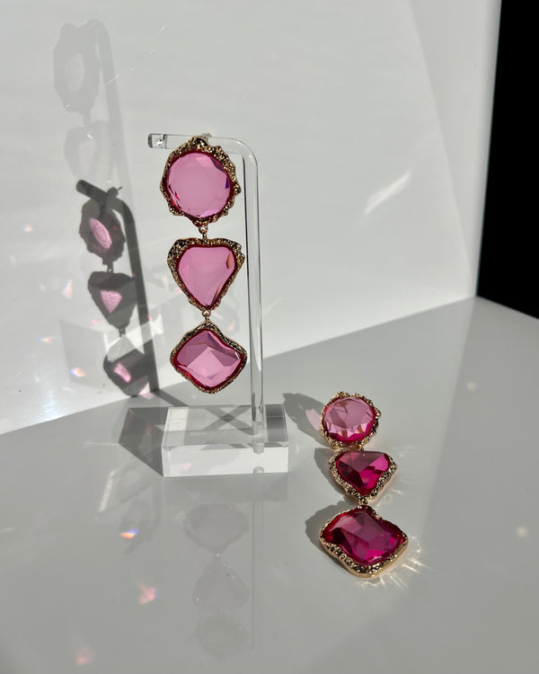 DROP EARRINGS WITH BIG STONES