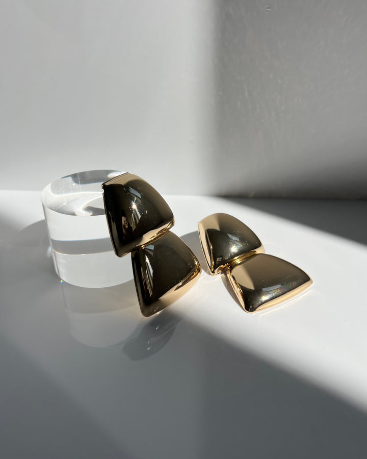 Chunky Gold Statement Earrings for Women