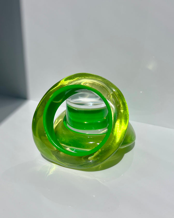 3D Acrylic Chunky Bangles for Women 