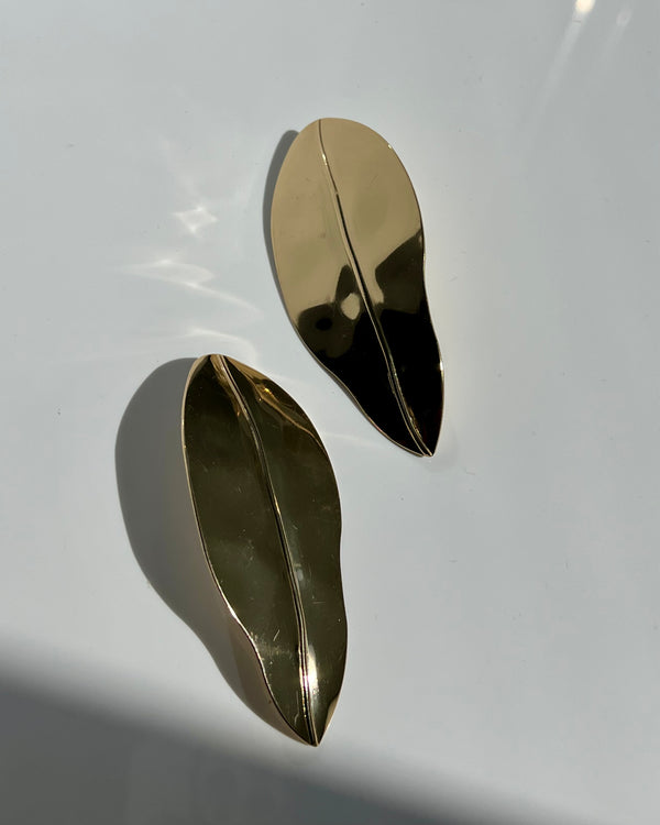 STYLE 73 LONG LEAF EARRINGS