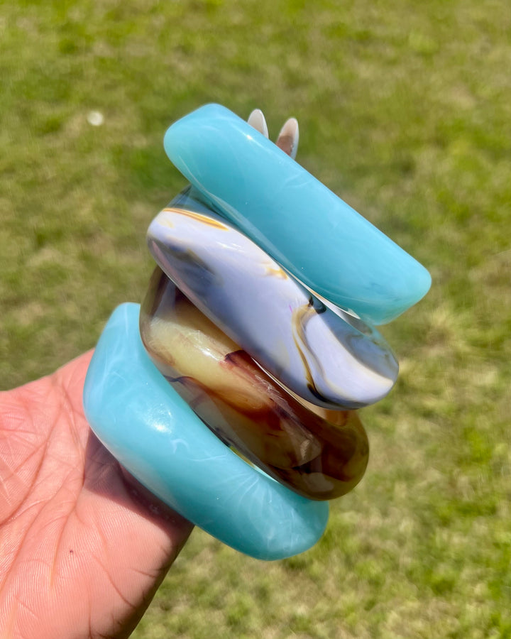 Colorful Small Plastic Bangles for Women 