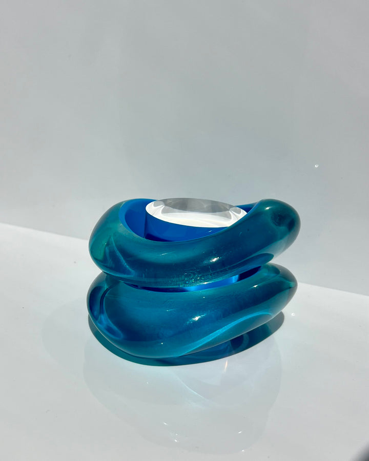 3D Acrylic Chunky Bangles for Women 