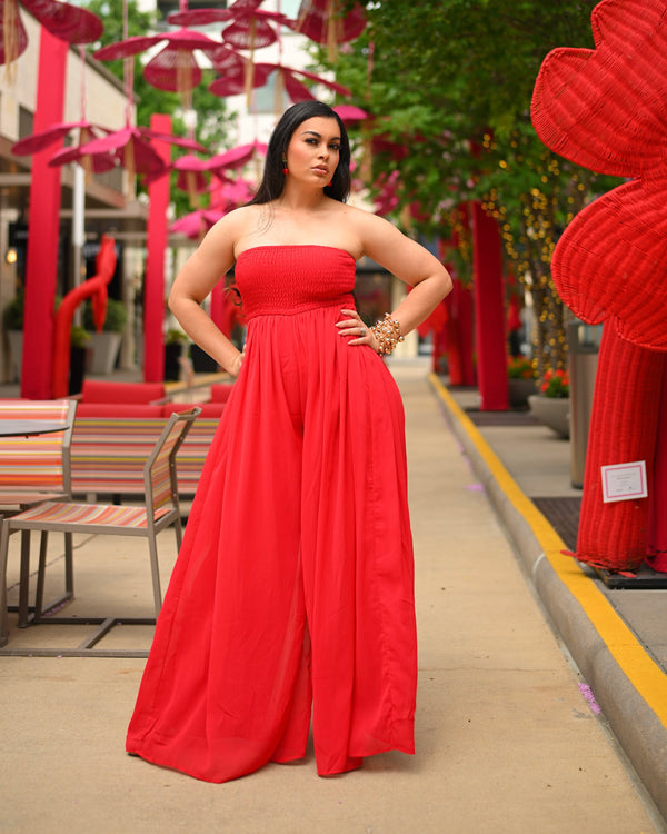 LOOK 901 WIDE LEG TUBE JUMPSUIT