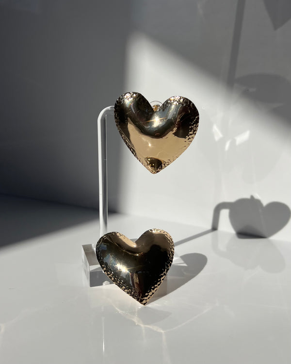 STYLE 66 BIG HEART SHAPED EARRINGS
